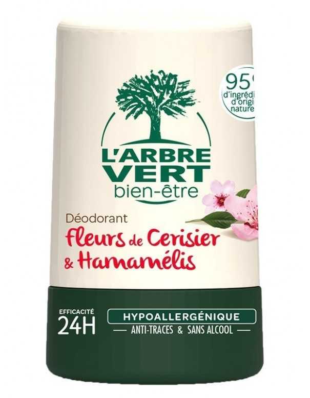 L'ARBRE VERT DEODORANT FLEURS CERISIER 50ML