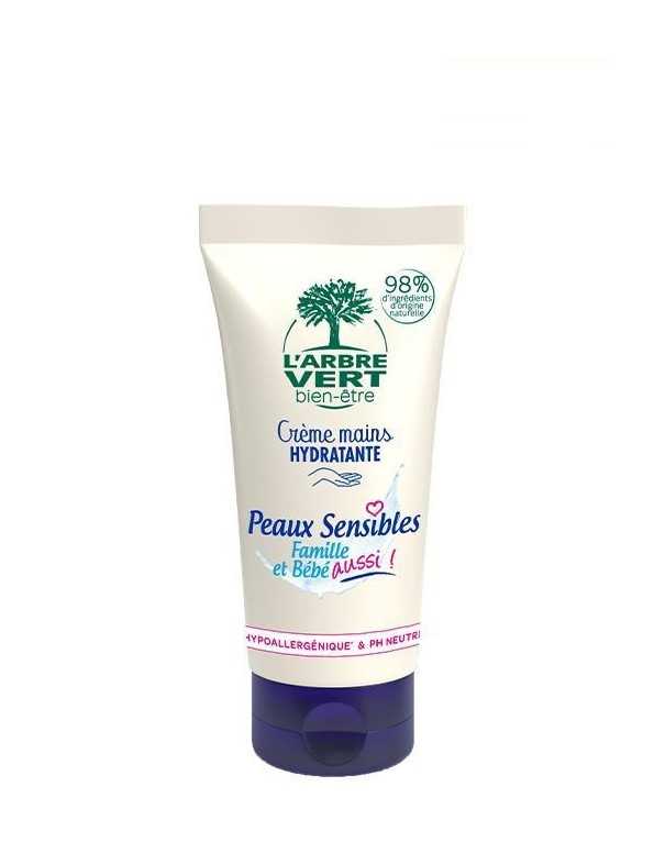 L'ARBRE VERT CREME MAINS PEAUX SENSIBL 75ML